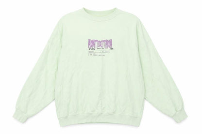 Womens UK Size M Pull&Bear Green Pullover Sweatshirt