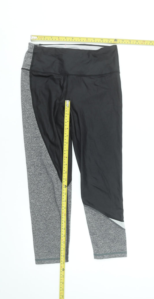 Womens UK Size S Victoria's Secret Slim Fit Capri Multicoloured Leggings
