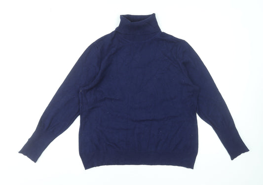 Womens UK Size 2XL Savida Blue Pullover Jumper