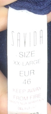 Womens UK Size 2XL Savida Blue Pullover Jumper
