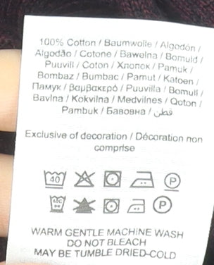 Jack & Jones Men's Brown Cotton Crew Neck Pullover Jumper Size L