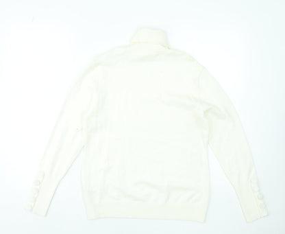 Womens UK Size 14 Savida Ivory Pullover Jumper