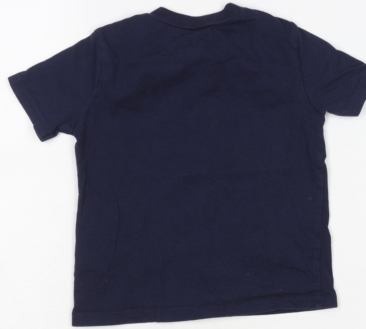 Ralph Lauren Blue Cotton Short Sleeve T-Shirt 12 Months Unisex Baby