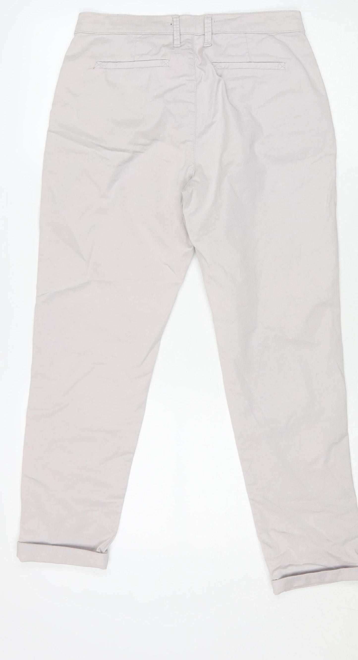 Dunnes Stores Women’s Beige Straight Chino Trousers Size 10