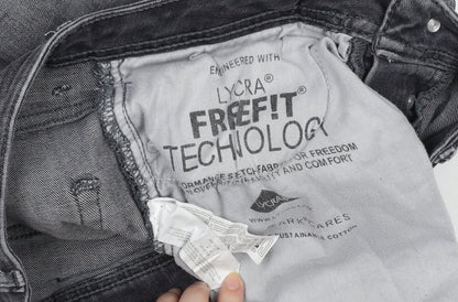 Marks and Spencer Men Grey Slim Fit Denim Jeans 34W 32L