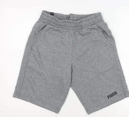 Mens UK Size S PUMA Regular Fit Athletic Shorts