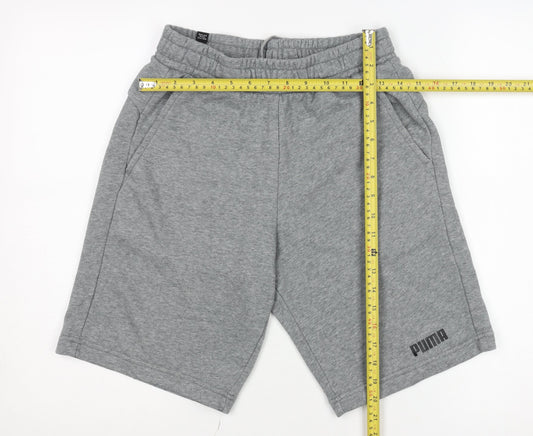 Mens UK Size S PUMA Regular Fit Athletic Shorts