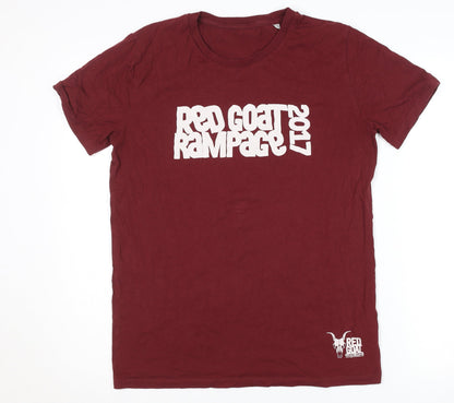Red Goat Rampage 2017 Men's Burgundy Graphic T-Shirt M