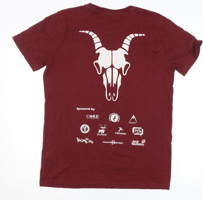 Red Goat Rampage 2017 Men's Burgundy Graphic T-Shirt M