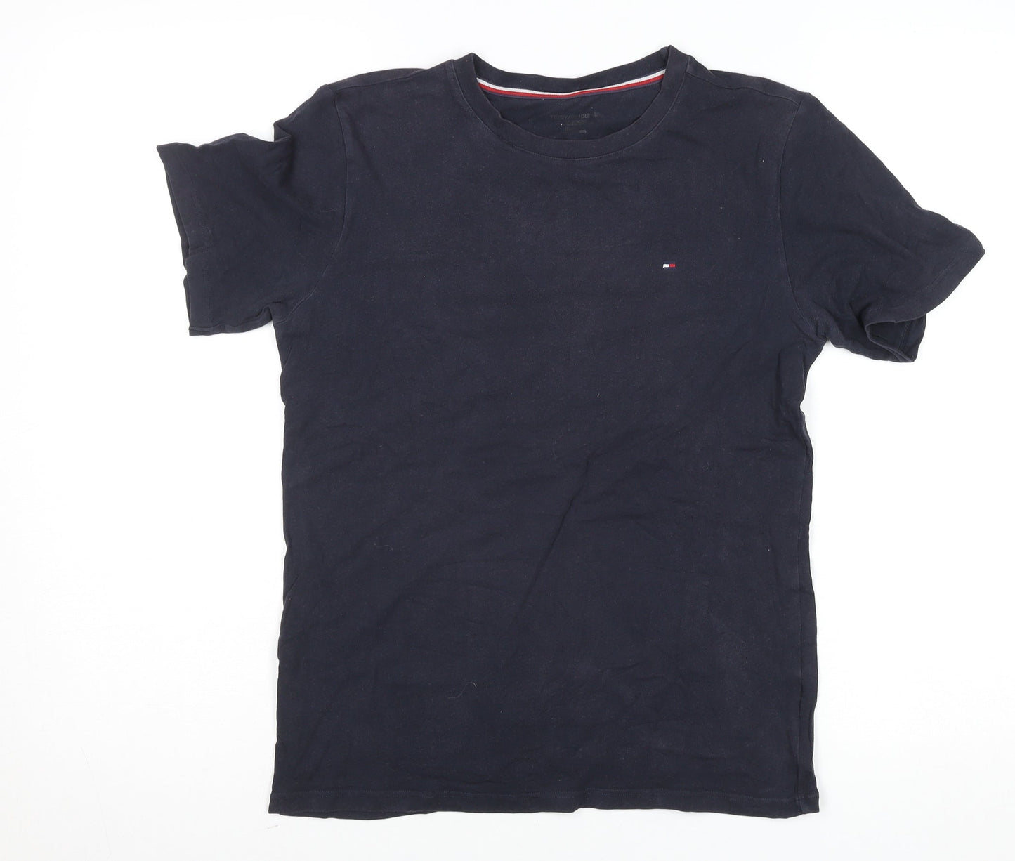 Boys UK Size 146 Tommy Hilfiger Blue Basic T-Shirt