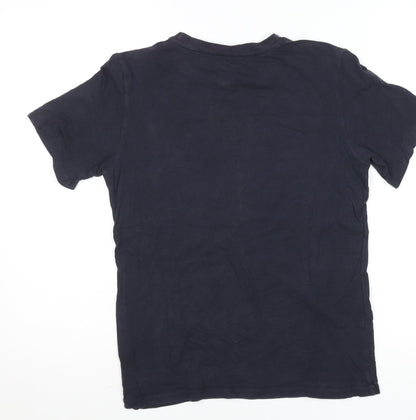 Boys UK Size 146 Tommy Hilfiger Blue Basic T-Shirt