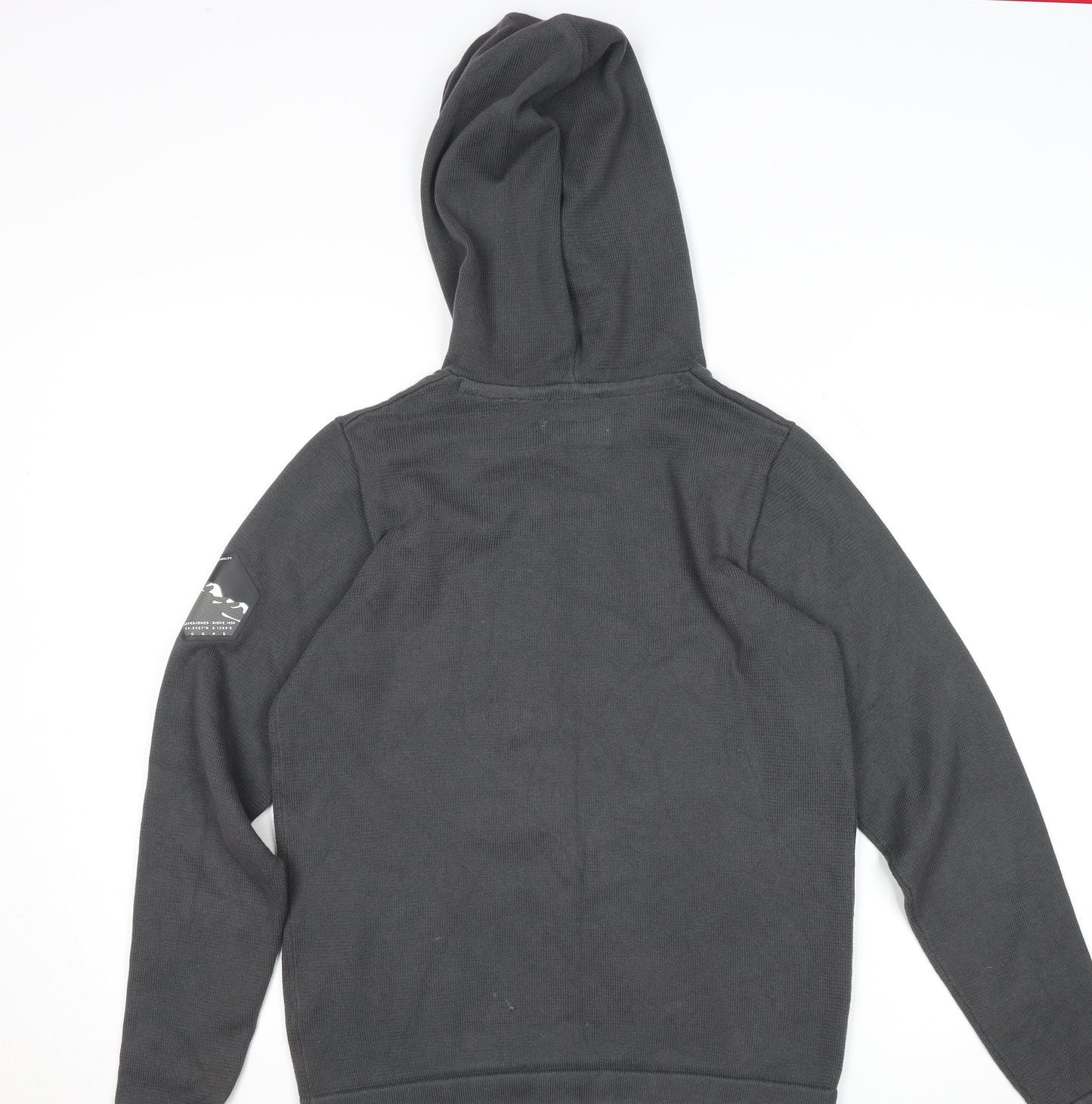 Boys UK Size 164 JACK & JONES Black Pullover Hoodie