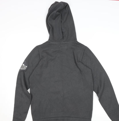 Boys UK Size 164 JACK & JONES Black Pullover Hoodie
