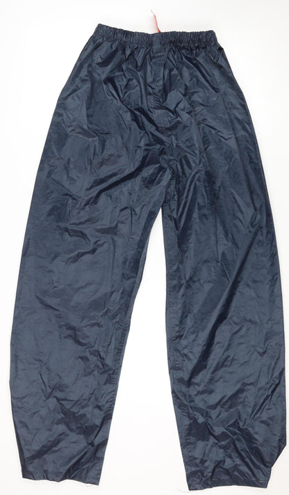 Result Core Value Men’s Blue Waterproof Rain Trousers Size M