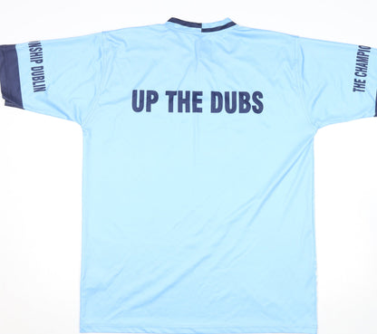 County Team Wear Men's Blue XL Christmas Football T-Shirt