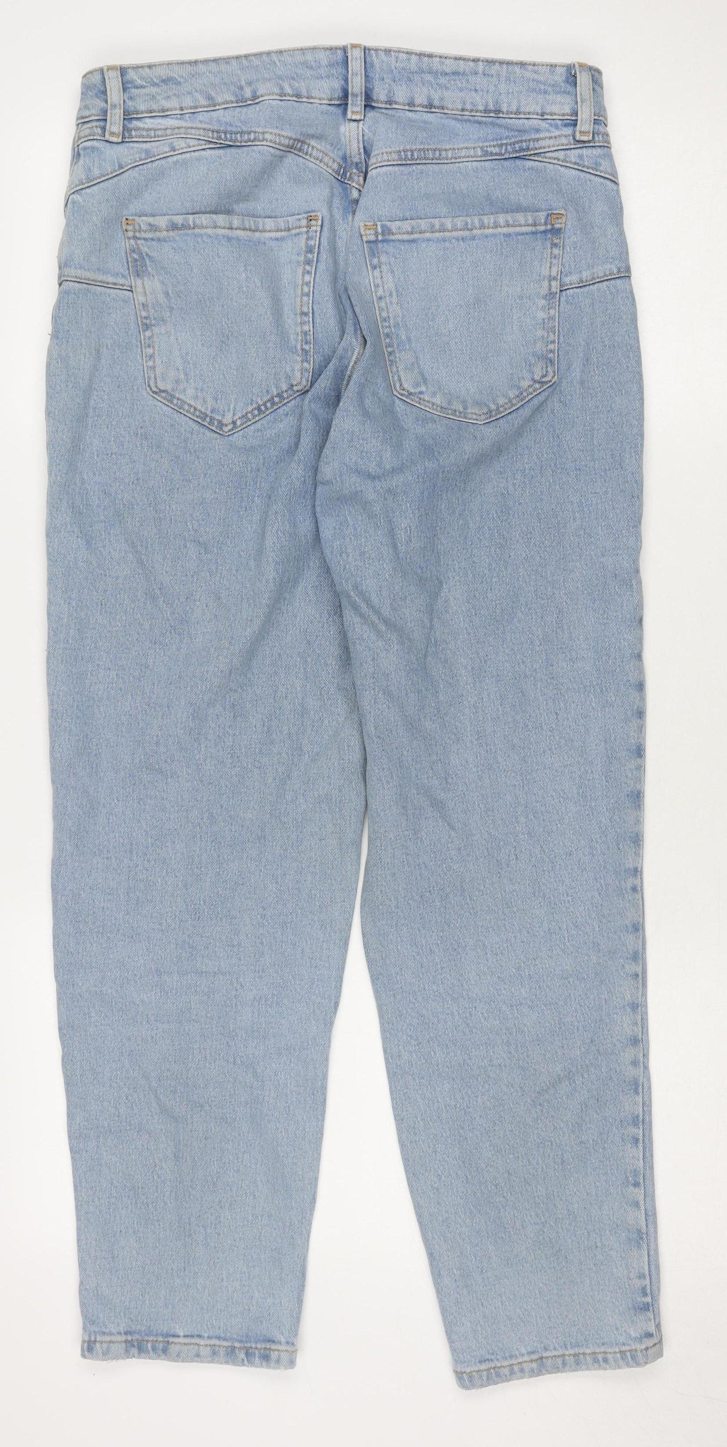New Look Women’s Blue Mom Jeans Size 12 High Rise Denim