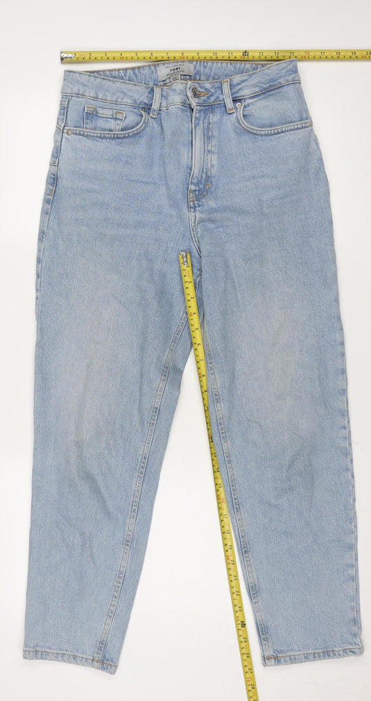 New Look Women’s Blue Mom Jeans Size 12 High Rise Denim