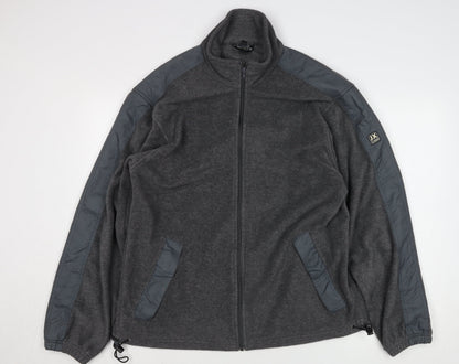 Mens UK Size L DX Grey Basic Jacket