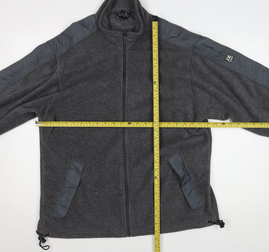 Mens UK Size L DX Grey Basic Jacket
