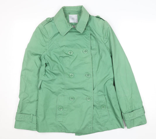 Womens UK Size 10 TU Green Pea Coat