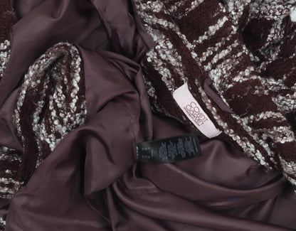 Womens UK Size M Covent Garden Brown Overcoat