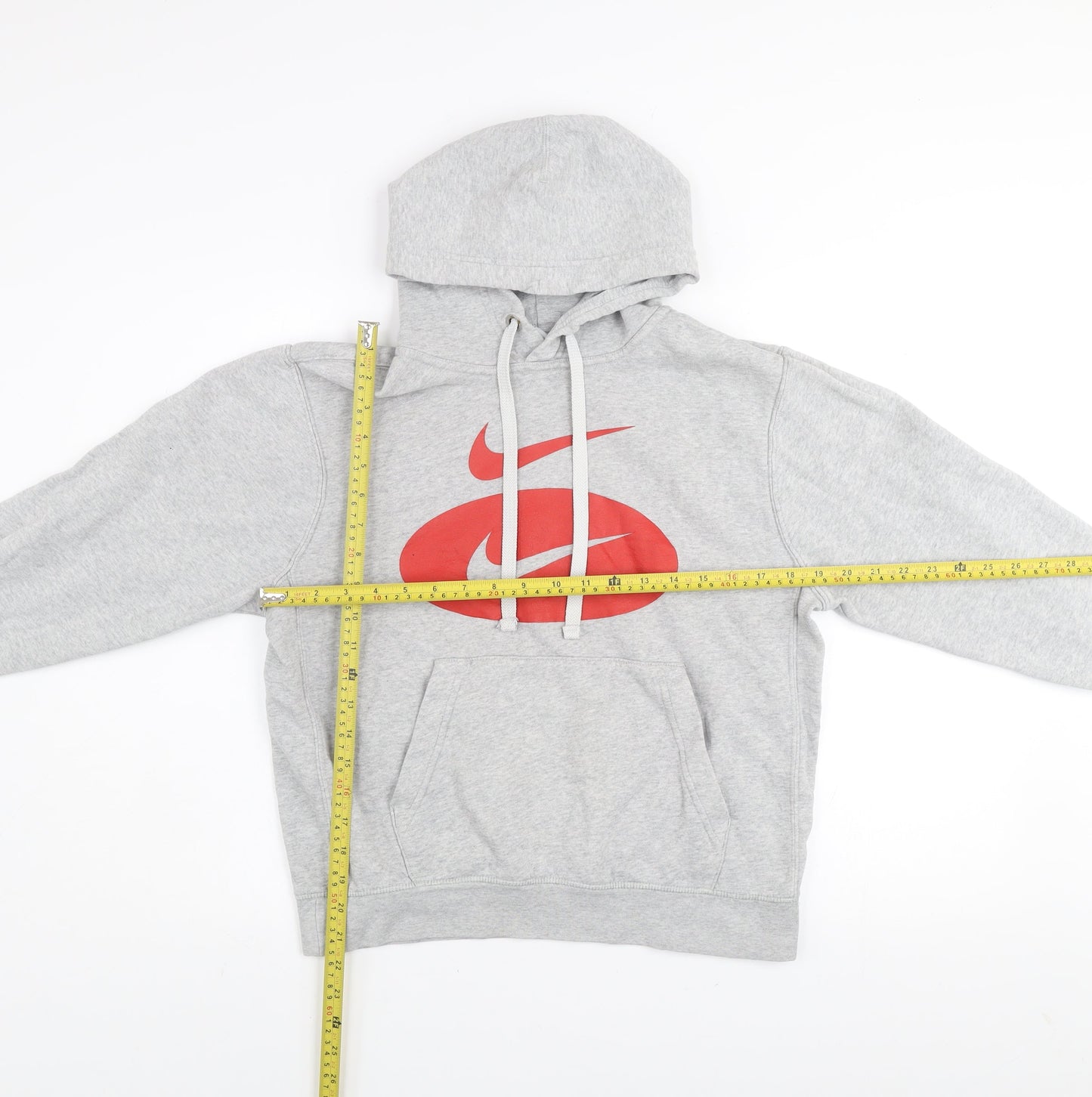 Mens UK Size S Nike Grey Pullover Hoodie