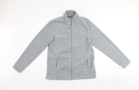 Dunnes Men’s Grey Fleece Full Zip Basic Jacket Size M