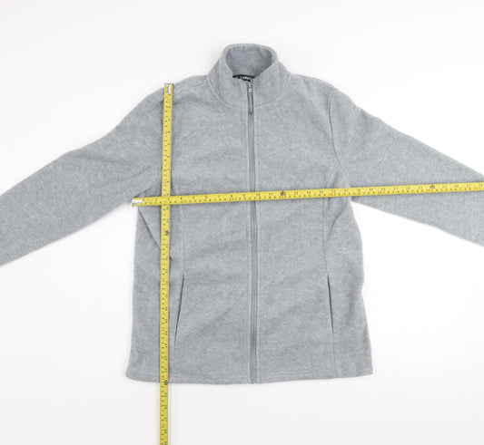 Dunnes Men’s Grey Fleece Full Zip Basic Jacket Size M