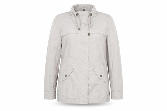 Womens UK Size 14 DASH Beige Anorak Coat