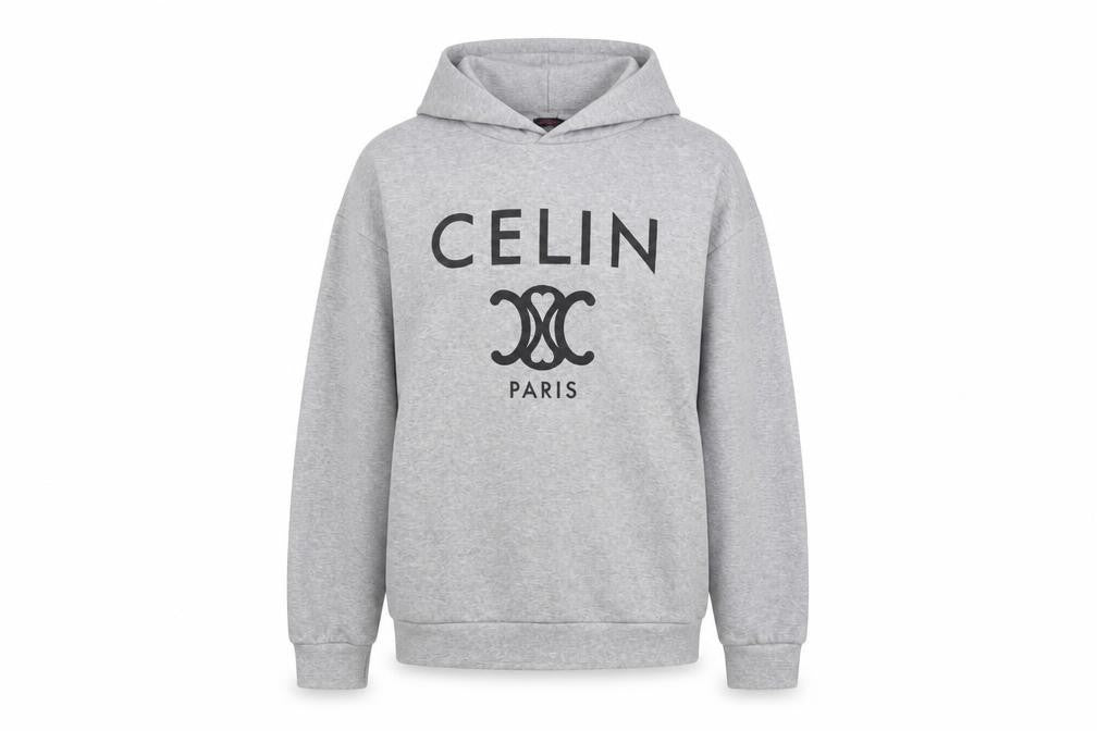 Womens UK Size S/M Pretty Body Grey Pullover Hoodie