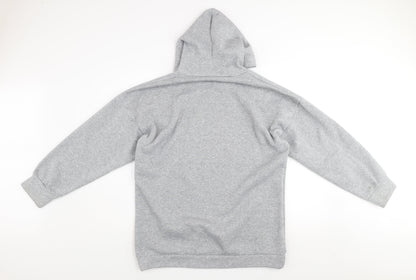 Womens UK Size S/M Pretty Body Grey Pullover Hoodie