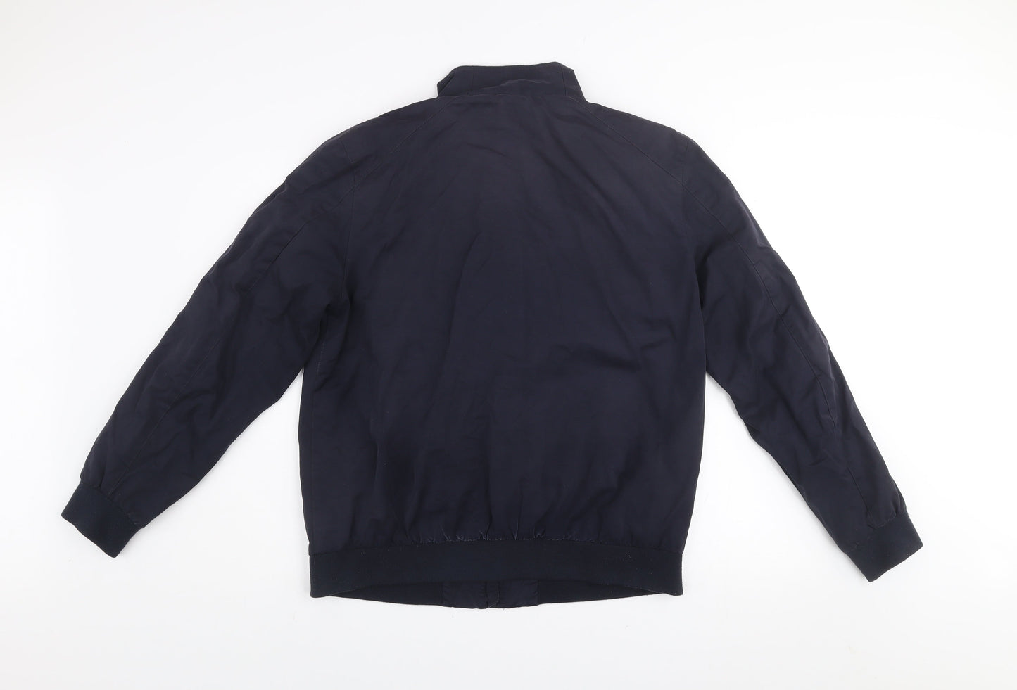 6th Sense Men's Blue Bomber Jacket Size M Regular Fit Full Zip