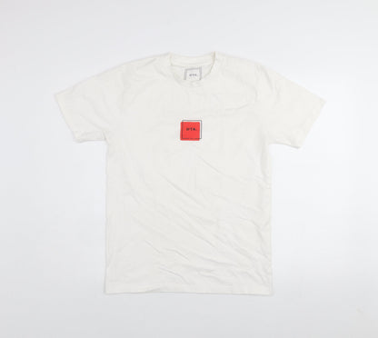Mens UK Size S DTA White  T-Shirt