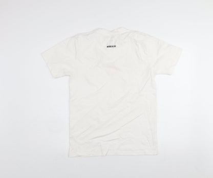 Mens UK Size S DTA White  T-Shirt