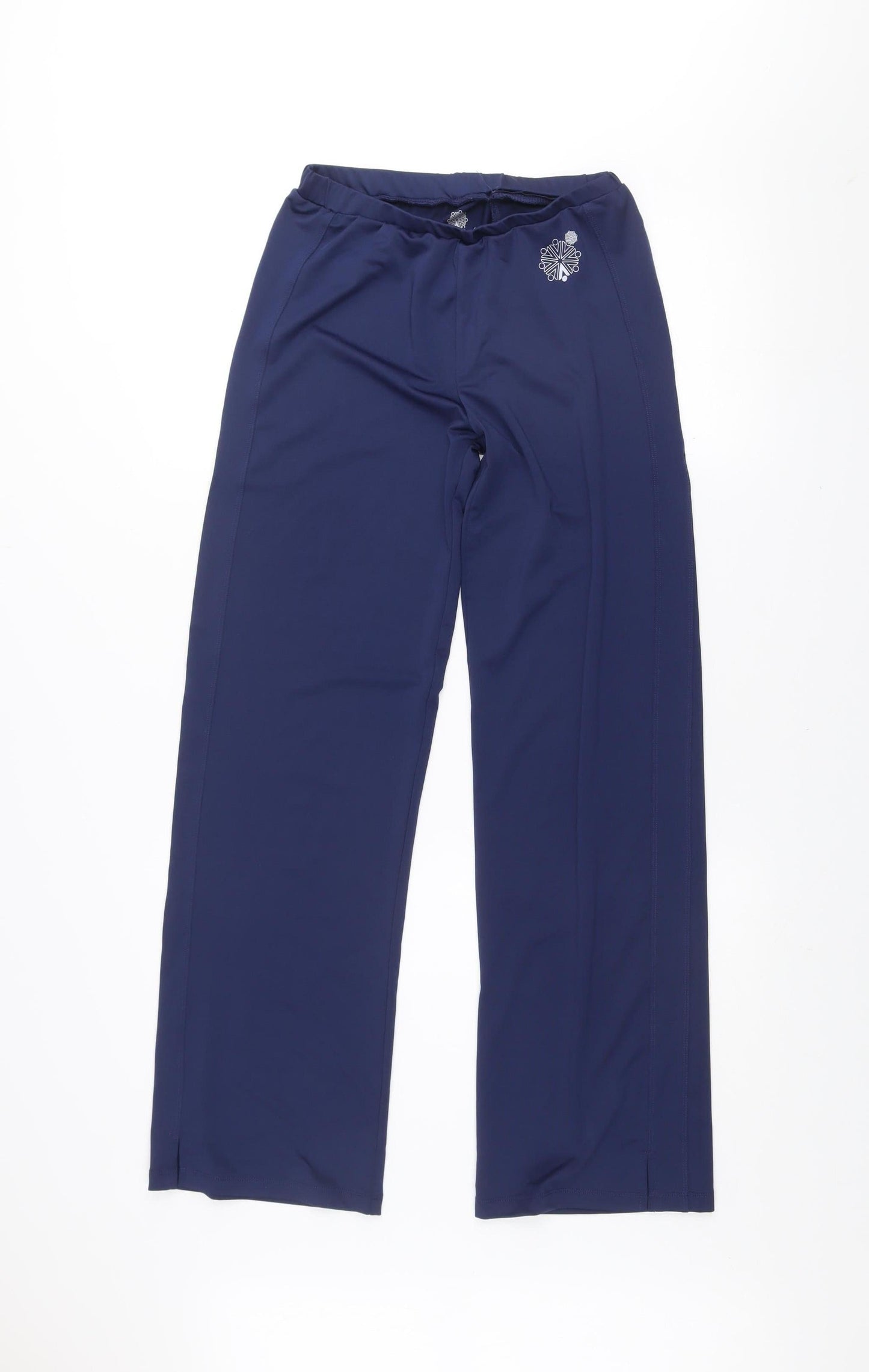 Womens UK Size S Karakal Regular Fit Track Pants Blue Trousers