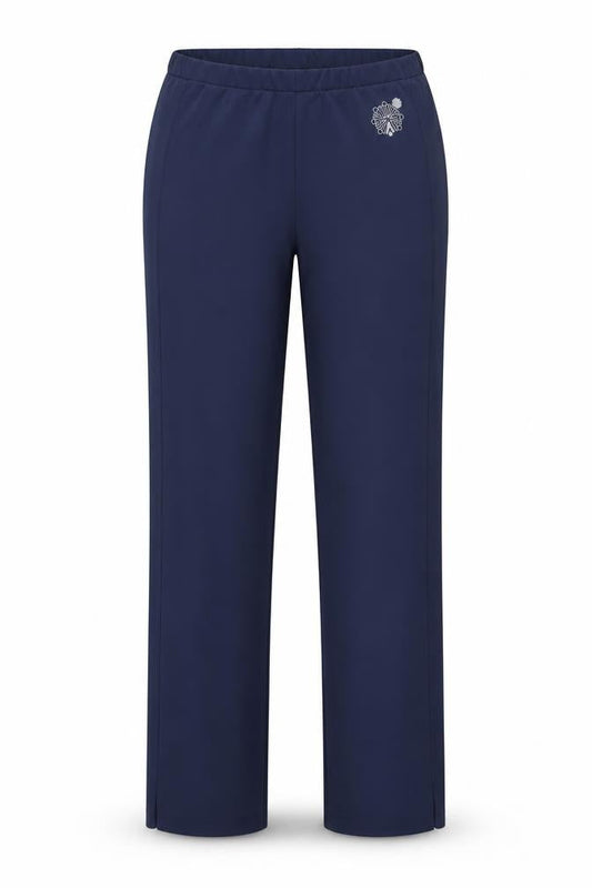 Womens UK Size S Karakal Regular Fit Track Pants Blue Trousers
