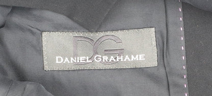 Mens UK Size 40L Daniel Grahame Regular Black Suit Jacket