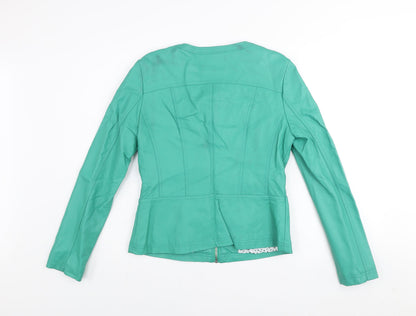 Womens UK Size L Escandelle Paris Green Basic Jacket