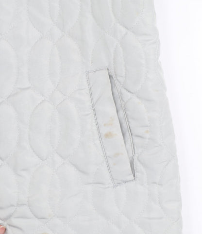 Julipa Womens Grey Quilted Mid-Length Jacket Size 12