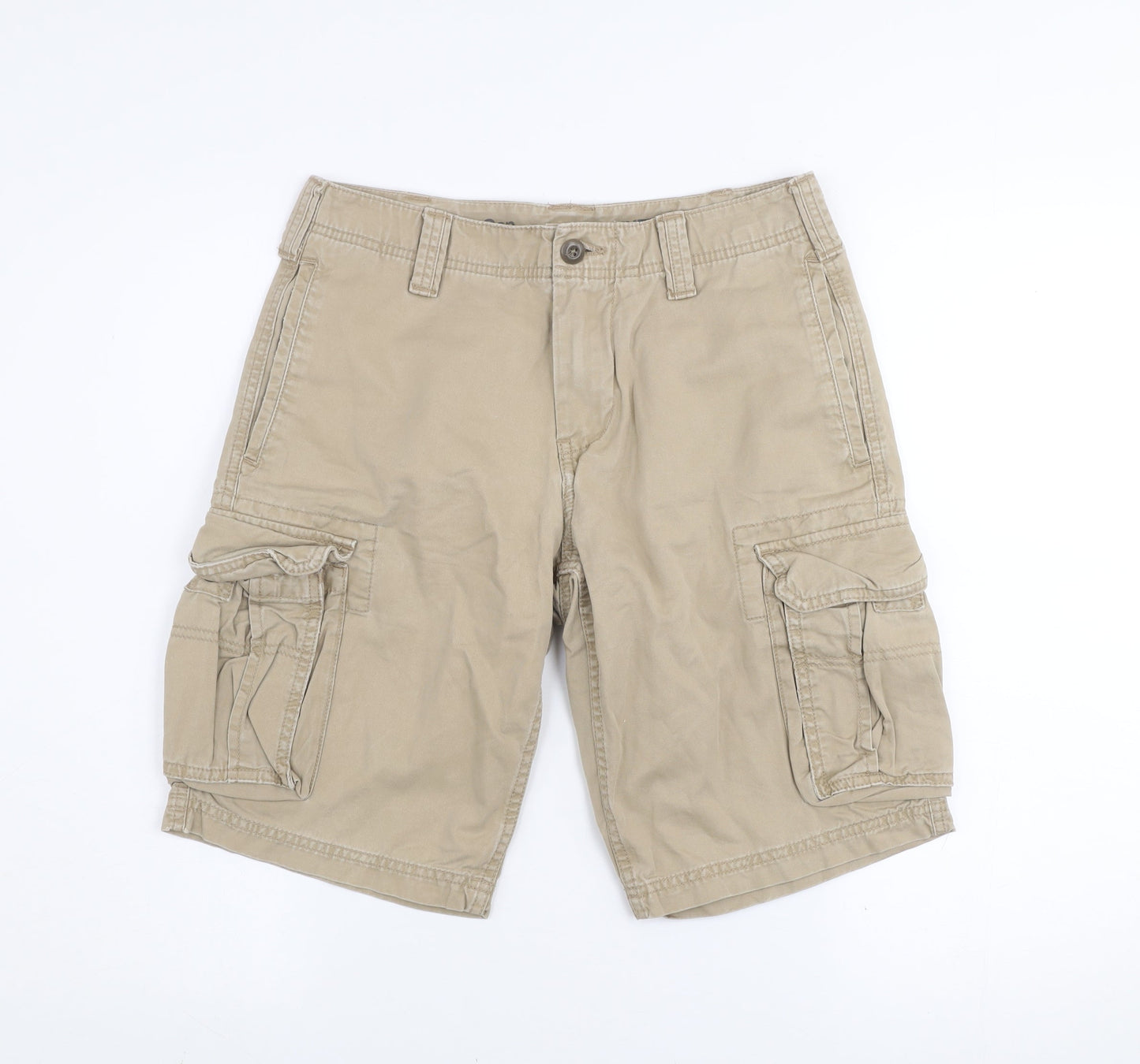 Gap Mens Beige Cargo Shorts Size 28 Regular Cotton Canvas