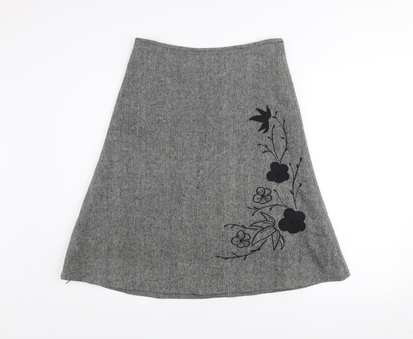 Womens UK Size 8 St. Bernard for Dunnes Stores A-Line Tweed Skirt