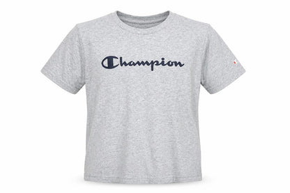 Boys UK Size 11-12 Years Champion Grey Basic T-Shirt