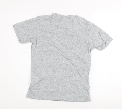 Boys UK Size 11-12 Years Champion Grey Basic T-Shirt