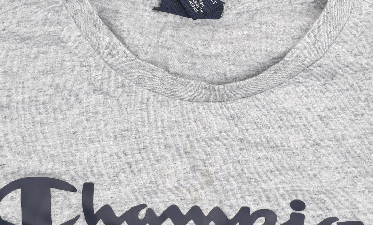 Boys UK Size 11-12 Years Champion Grey Basic T-Shirt