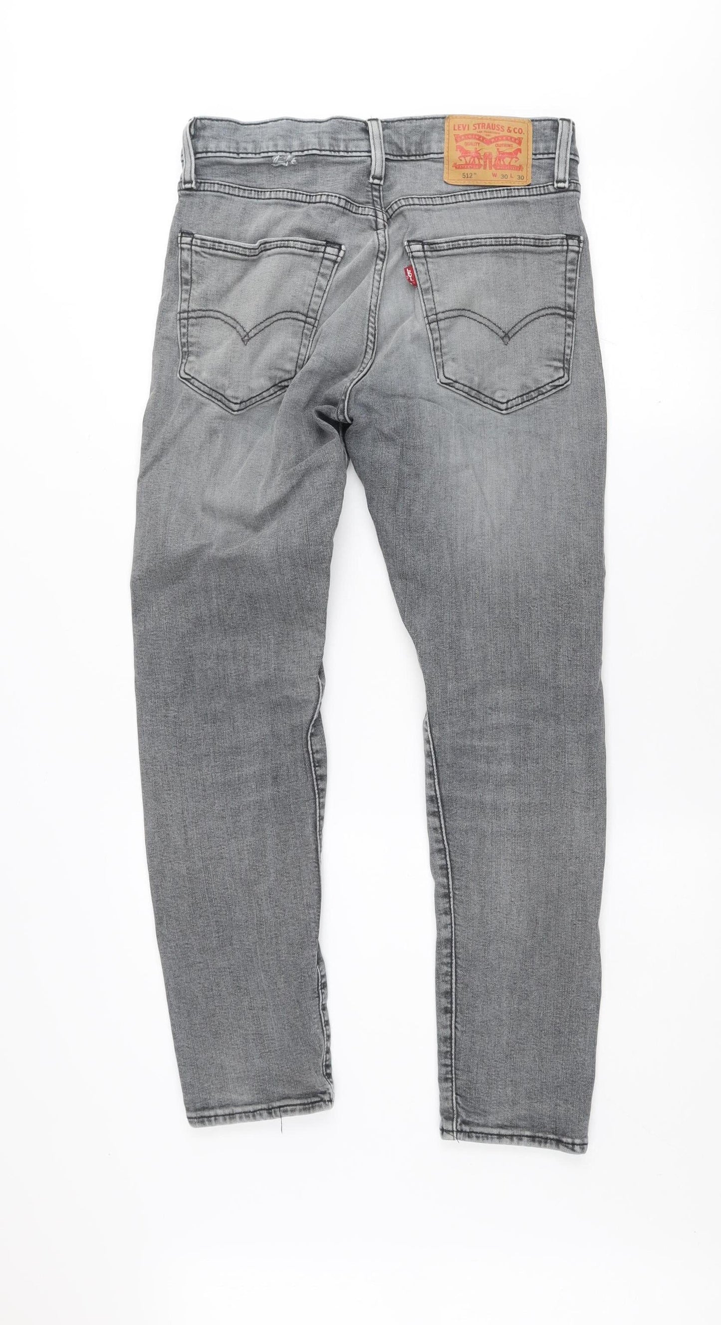 Levi's 512 Slim Fit Men's Grey Denim Jeans W30 L30