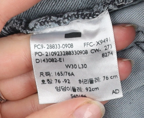 Levi's 512 Slim Fit Men's Grey Denim Jeans W30 L30