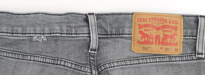 Levi's 512 Slim Fit Men's Grey Denim Jeans W30 L30