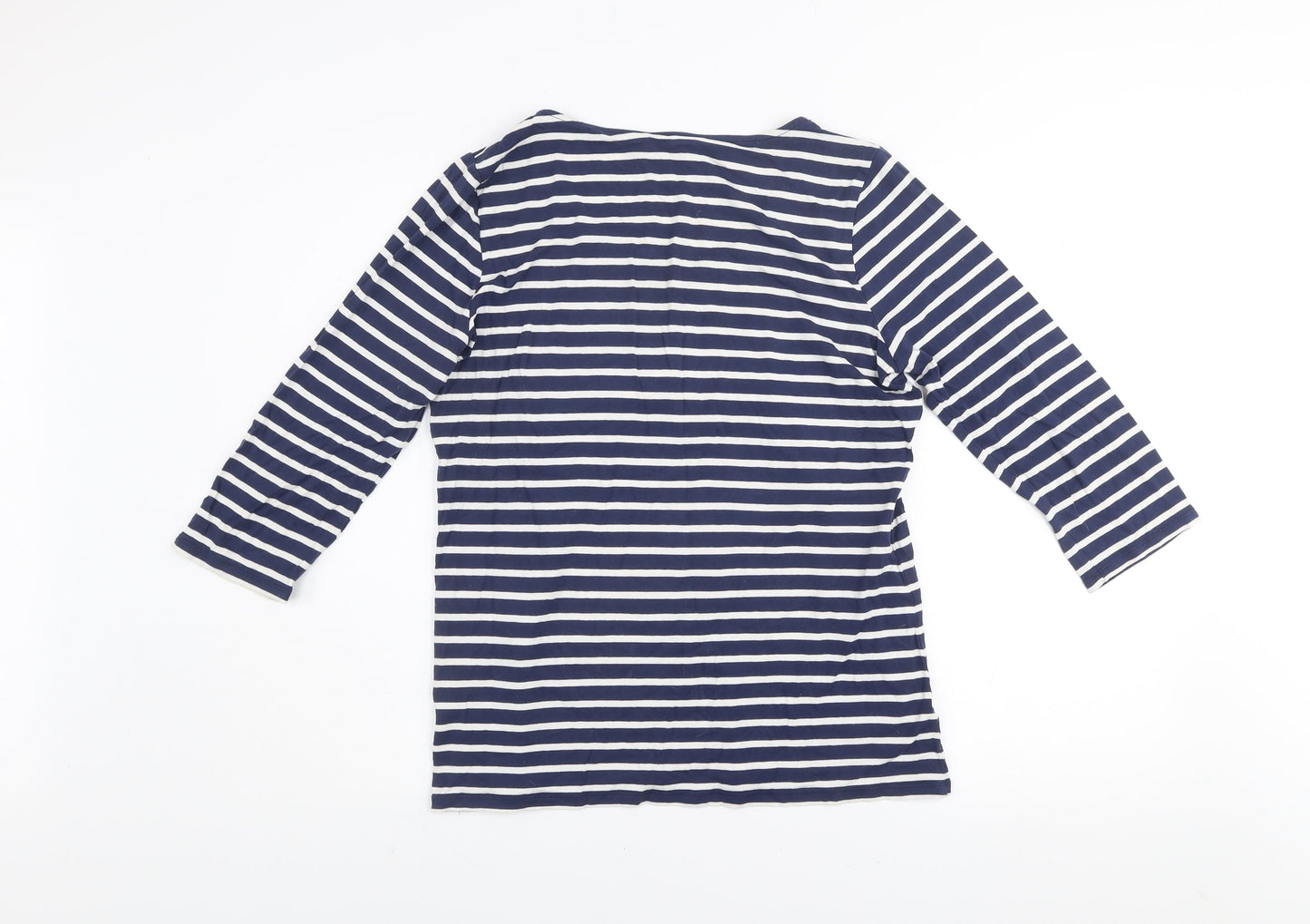 Womens UK Size 14 Dunnes Stores Blue Basic T-Shirt