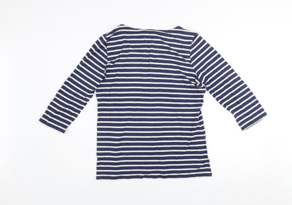 Womens UK Size 14 Dunnes Stores Blue Basic T-Shirt