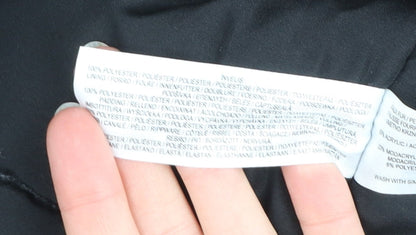 Primark Womens Black Fur Trim Hooded Parka Jacket 2XS